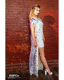 Iridescent Pink Long Vest