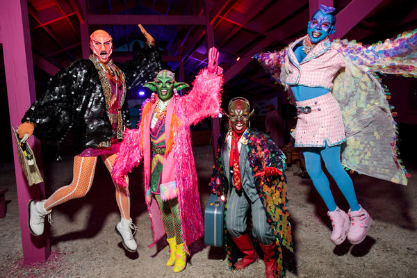 Iridescent Pink Sequin Kimono