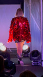 Sequin Jacket in Wide Straight Sleeve