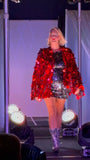 Sequin Jacket in Wide Straight Sleeve