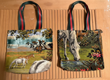 Italian Horse Tapestry Tote Bag A