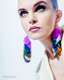 Orchid Ombré Sequin Earrings