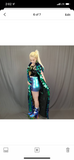 Sleeveless Green Sequin Vest