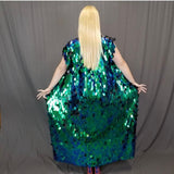 Sleeveless Green Sequin Vest