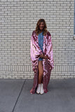 Showgirl Pink Sequin kimono