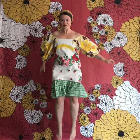 Mid-Century Picnic Dress