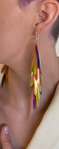 Tinsel Sequin Earrings