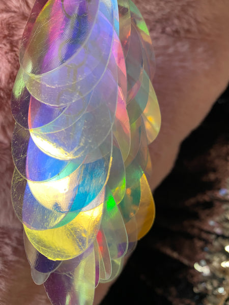 Angel Fairy Iridescent Sequin Earring